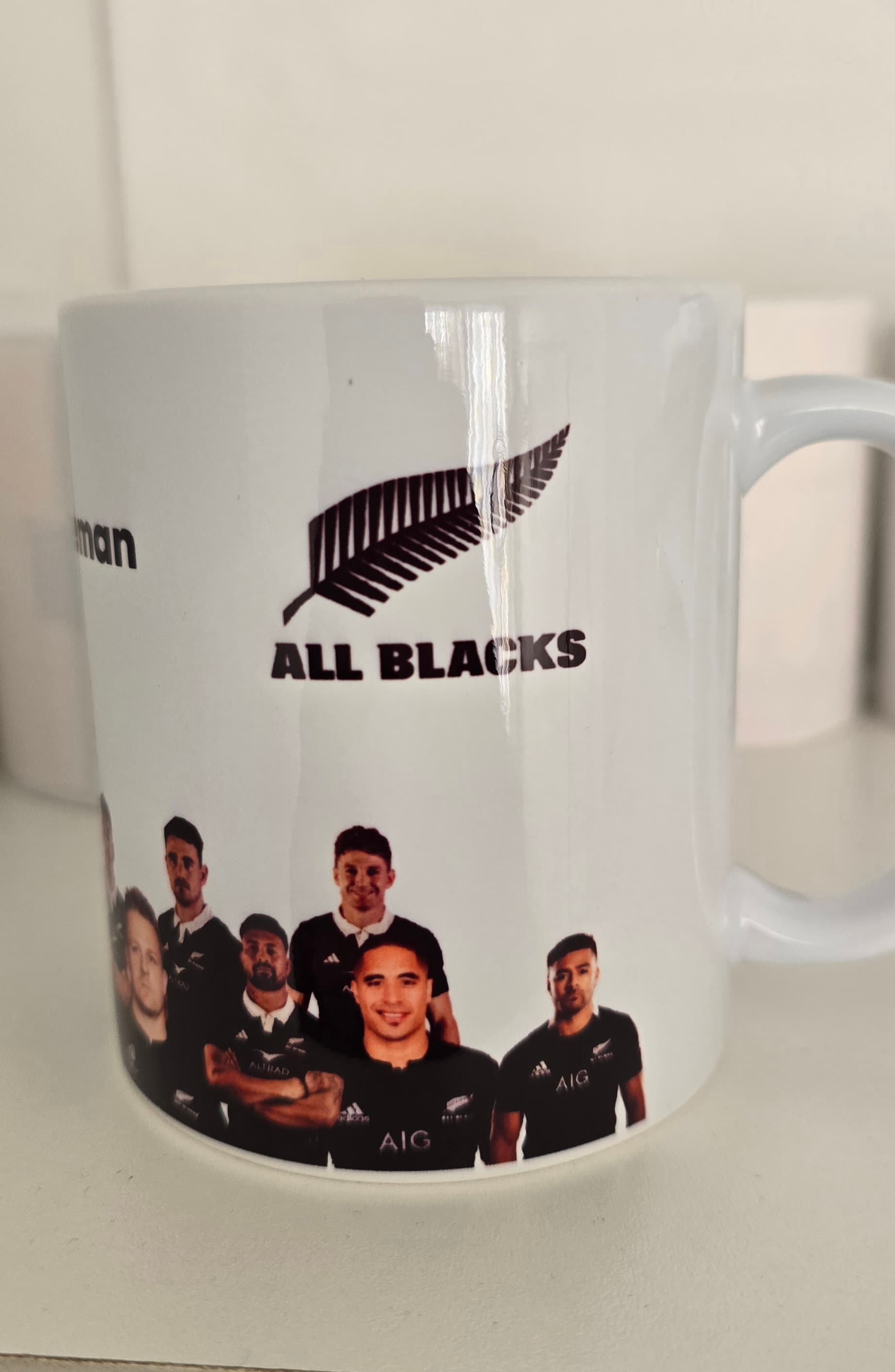 All Blacks Fan Mug - With Personalized Name