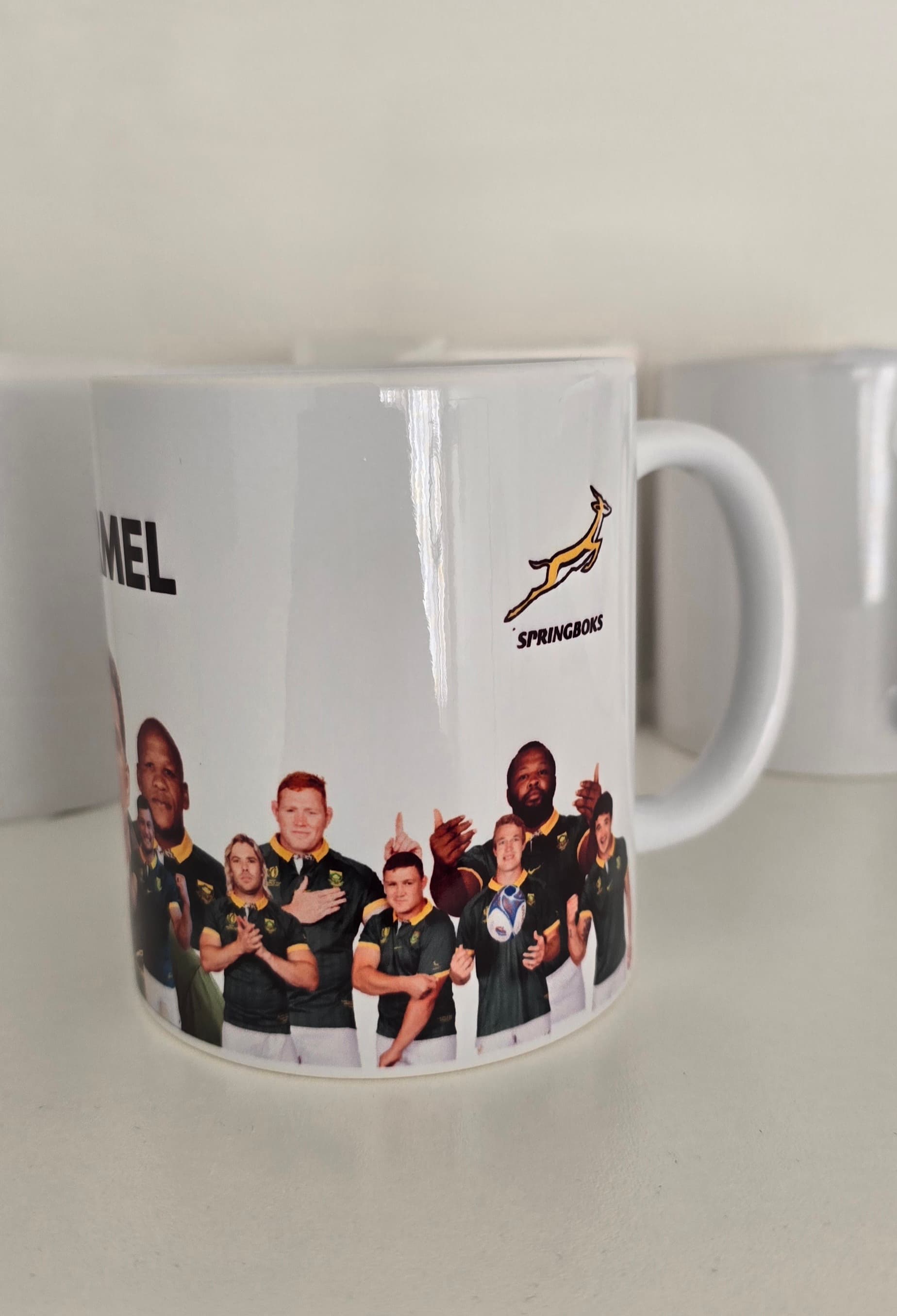 Springboks Fan Mug - With Personalized Name